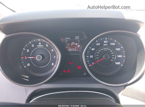 5NPDH4AE3GH689878 2016 HYUNDAI ELANTRA Silver Հետևի նստատեղերի տեսք