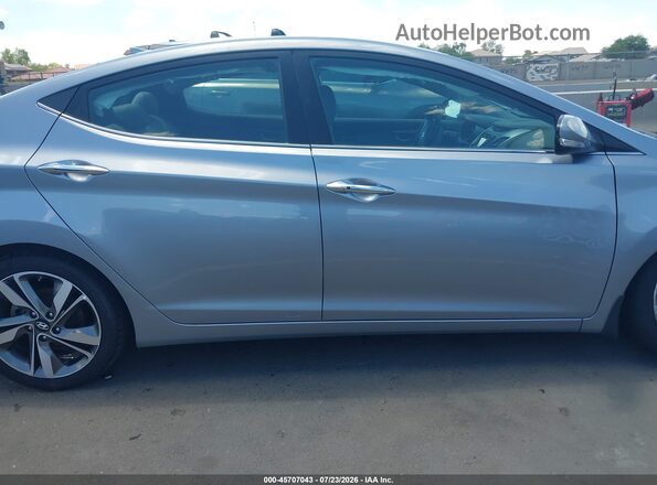 5NPDH4AE3GH689878 2016 HYUNDAI ELANTRA Silver Սալոնի հետևի տեսք