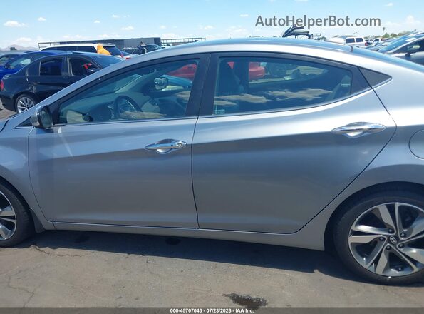 5NPDH4AE3GH689878 2016 HYUNDAI ELANTRA Silver Սալոնի 360 աստիճան տեսք