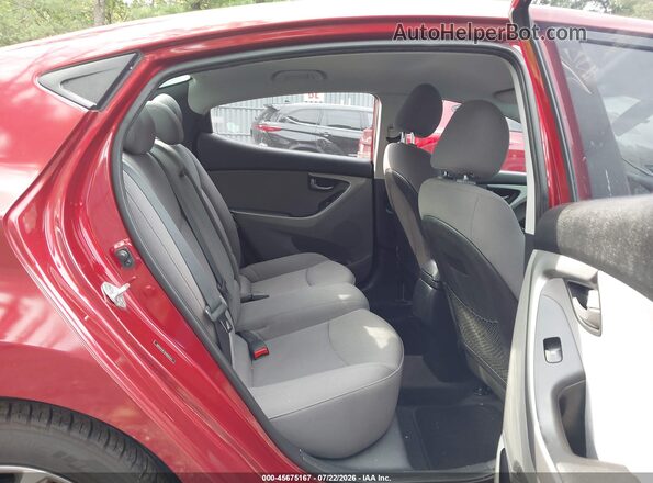 5NPDH4AE3GH692523 2016 HYUNDAI ELANTRA Красный Вид наклейки с VIN-кодом