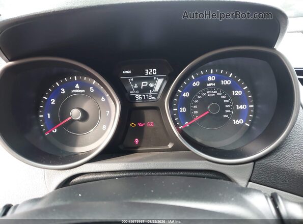 5NPDH4AE3GH692523 2016 HYUNDAI ELANTRA Красный Вид задних сидений