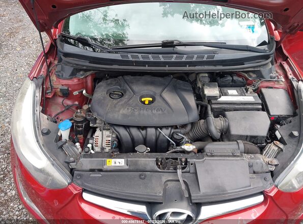 5NPDH4AE3GH692523 2016 HYUNDAI ELANTRA Красный Вид сзади