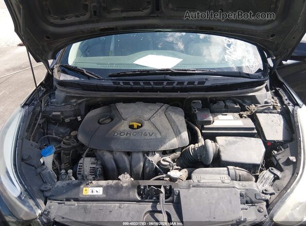 5NPDH4AE3GH705920 2016 HYUNDAI ELANTRA Black Vista trasera