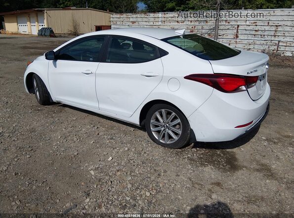 5NPDH4AE3GH707876 2016 HYUNDAI ELANTRA White Հետևի ձախ