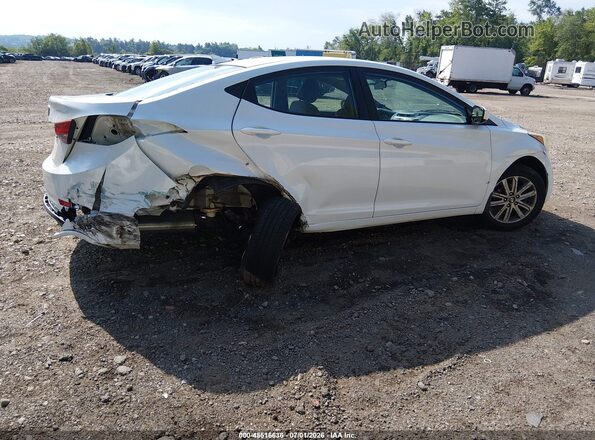 5NPDH4AE3GH707876 2016 HYUNDAI ELANTRA White Հետևի աջ