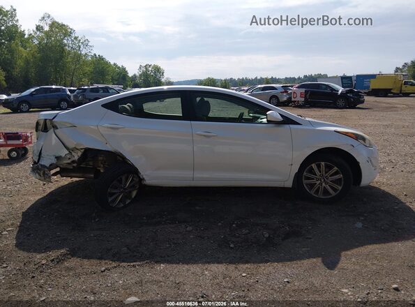5NPDH4AE3GH707876 2016 HYUNDAI ELANTRA White Սալոնի հետևի տեսք