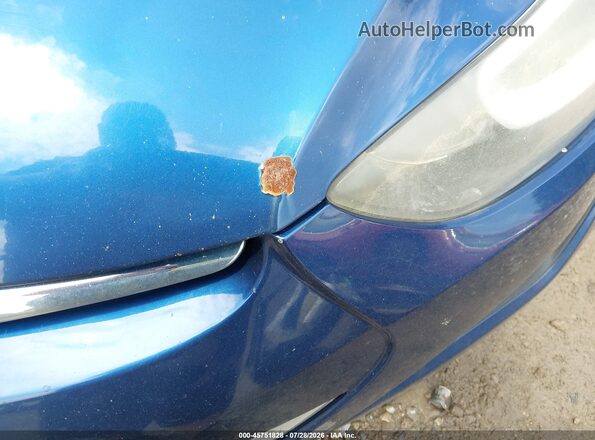 5NPDH4AE3GH715556 2016 HYUNDAI ELANTRA Blue Widok wnętrza z tyłu
