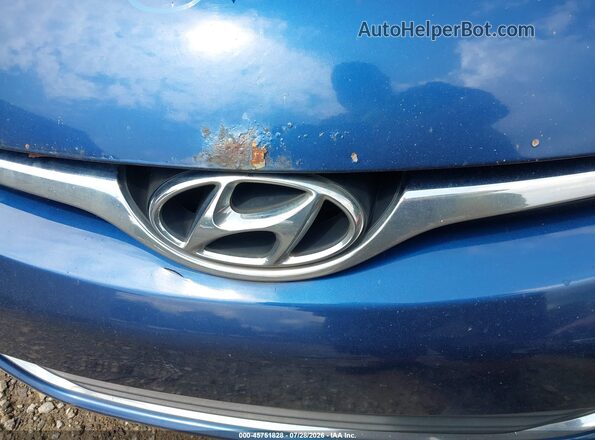 5NPDH4AE3GH715556 2016 HYUNDAI ELANTRA Blue Widok wnętrza 360 stopni