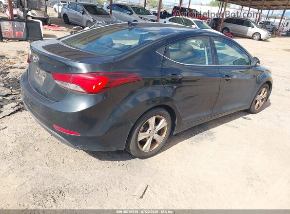 5NPDH4AE3GH732650 2016 HYUNDAI ELANTRA Black Rear right