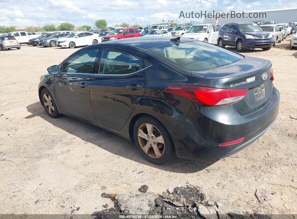 5NPDH4AE3GH732650 2016 HYUNDAI ELANTRA Black Rear left