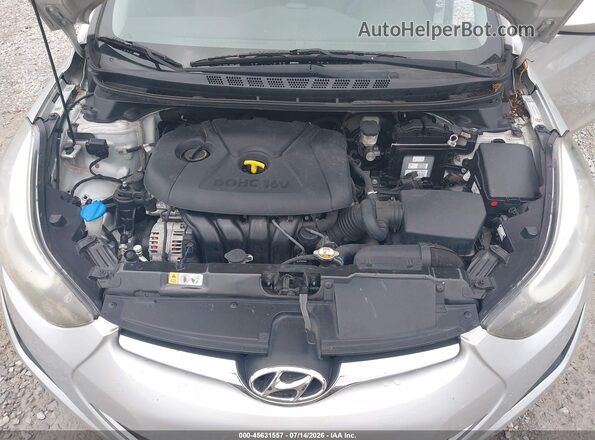 5NPDH4AE3GH737833 2016 HYUNDAI ELANTRA Серебряный Вид сзади