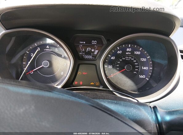 5NPDH4AE3GH739212 2016 HYUNDAI ELANTRA Light Blue უკანა სავარძლების ხედი