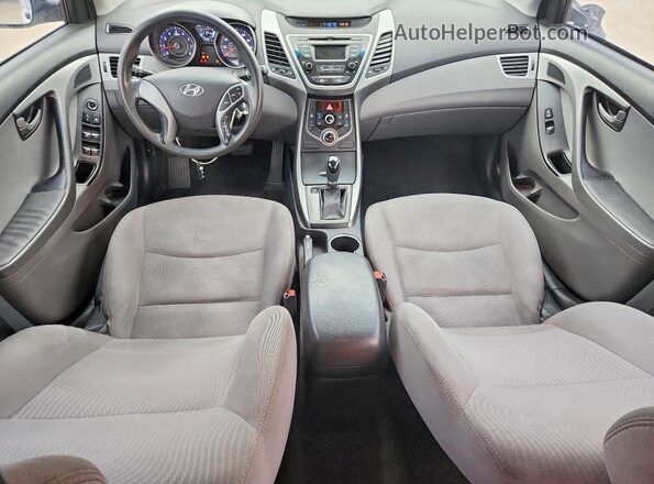 5NPDH4AE3GH750646 2016 HYUNDAI ELANTRA Silver Вид панелі приладів