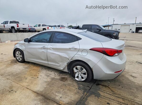 5NPDH4AE3GH750646 2016 HYUNDAI ELANTRA Silver Задня ліва чверть