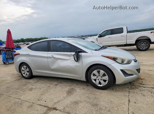 5NPDH4AE3GH750646 2016 HYUNDAI ELANTRA Silver Передня права чверть