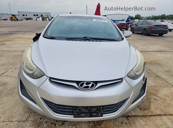 5NPDH4AE3GH750646 2016 HYUNDAI ELANTRA Silver Вид спереду