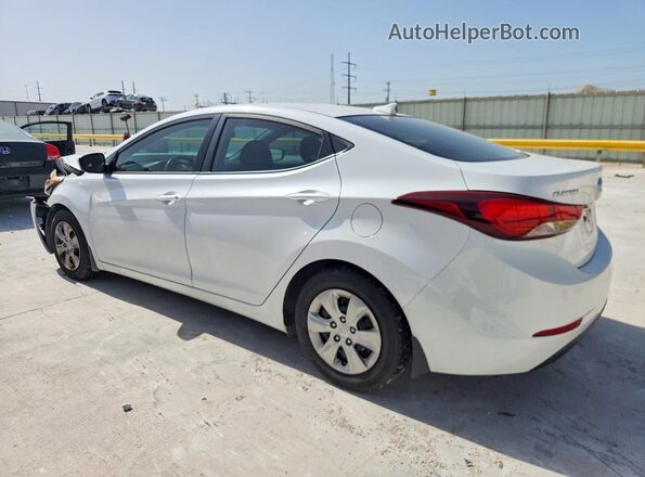 5NPDH4AE3GH769584 2016 HYUNDAI ELANTRA White Rear left