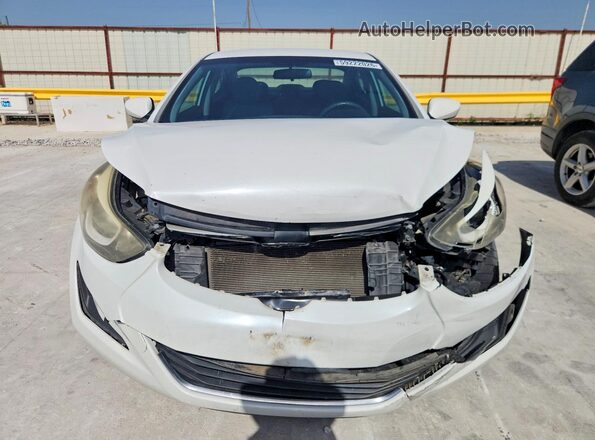 5NPDH4AE3GH769584 2016 HYUNDAI ELANTRA White Front view
