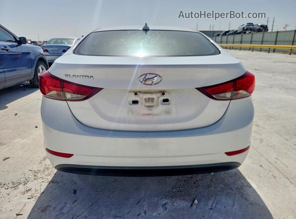 5NPDH4AE3GH769584 2016 HYUNDAI ELANTRA White Rear view