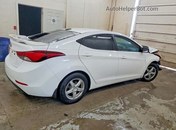 5NPDH4AE3GH774199 2016 HYUNDAI ELANTRA White Հետևի աջ