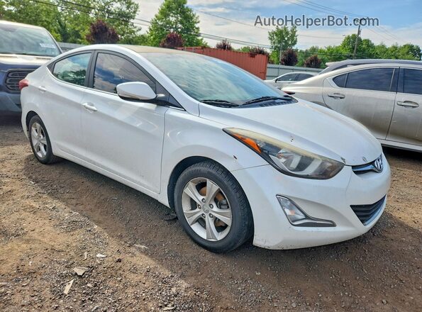 5NPDH4AE3GH778267 2016 HYUNDAI ELANTRA White Przód prawy