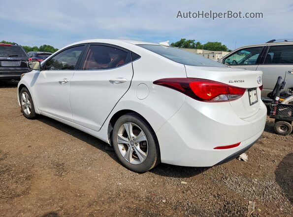 5NPDH4AE3GH778267 2016 HYUNDAI ELANTRA White Tył lewy