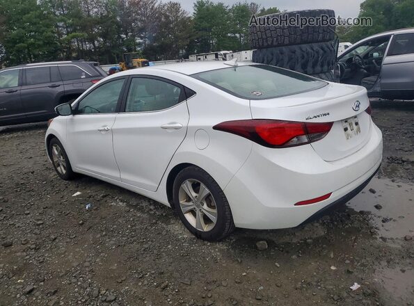 5NPDH4AE4GH685659 2016 HYUNDAI ELANTRA White Trasero izquierdo