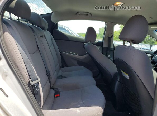 5NPDH4AE4GH713153 2016 HYUNDAI ELANTRA Silver Vista de los asientos traseros