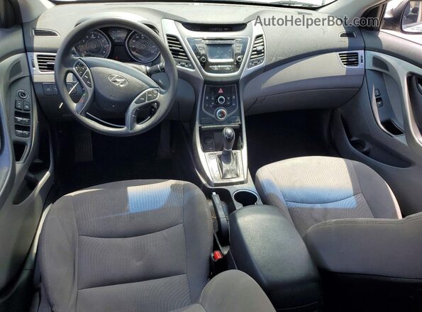 5NPDH4AE4GH713153 2016 HYUNDAI ELANTRA Silver Vista del salpicadero