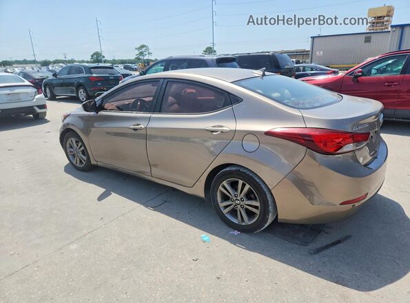 5NPDH4AE4GH713170 2016 HYUNDAI ELANTRA Gray Trasero izquierdo