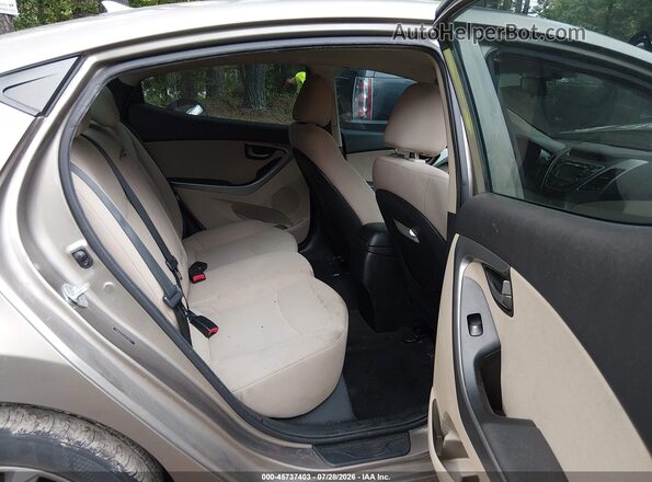 5NPDH4AE4GH716277 2016 HYUNDAI ELANTRA Beige VIN կոդի պիտակի տեսք