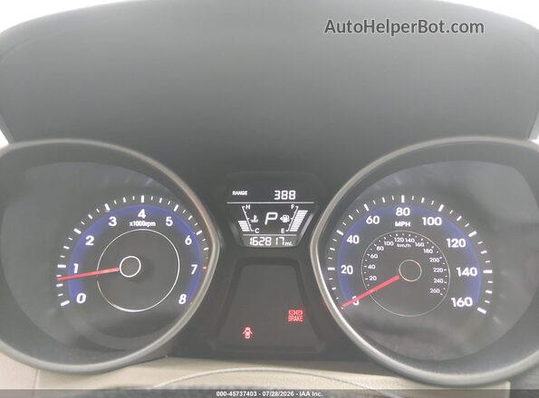 5NPDH4AE4GH716277 2016 HYUNDAI ELANTRA Beige Հետևի նստատեղերի տեսք