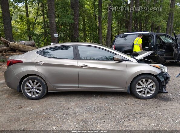 5NPDH4AE4GH716277 2016 HYUNDAI ELANTRA Beige Սալոնի 360 աստիճան տեսք