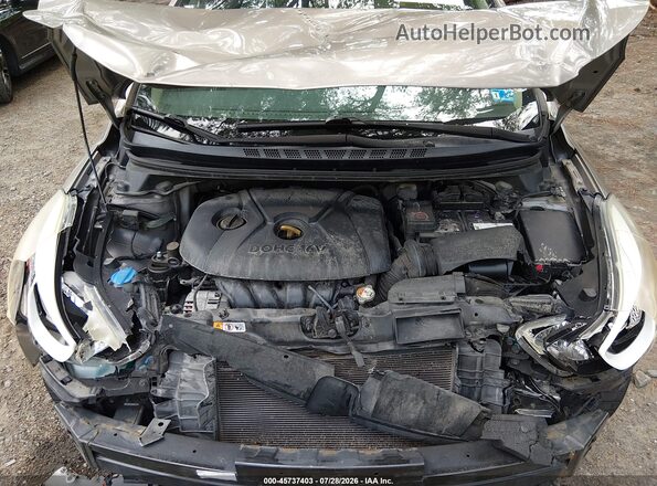 5NPDH4AE4GH716277 2016 HYUNDAI ELANTRA Beige Հետևի տեսք