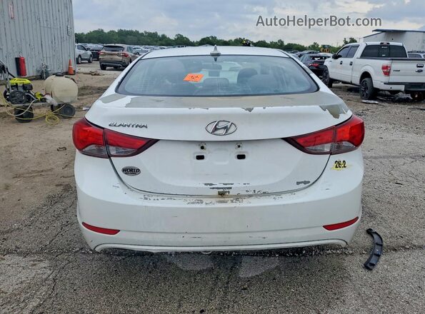 5NPDH4AE4GH730888 2016 HYUNDAI ELANTRA White Rear view