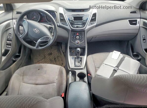 5NPDH4AE4GH730888 2016 HYUNDAI ELANTRA White Dashboard view