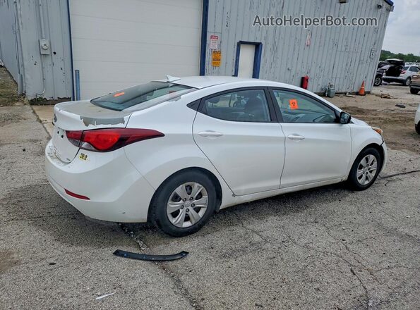 5NPDH4AE4GH730888 2016 HYUNDAI ELANTRA White Rear right