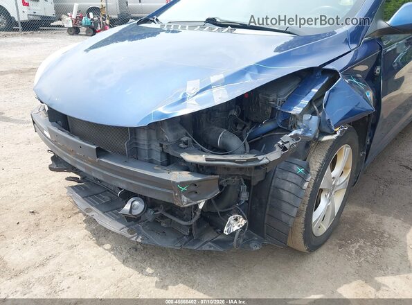 5NPDH4AE4GH732754 2016 HYUNDAI ELANTRA Синий Вид спереди