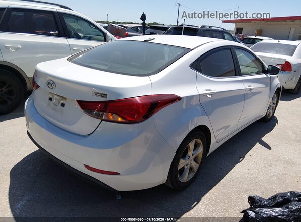 5NPDH4AE4GH739848 2016 HYUNDAI ELANTRA White Tył prawy
