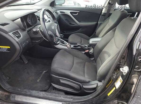 5NPDH4AE4GH762997 2016 HYUNDAI ELANTRA Black Vista interior delantera