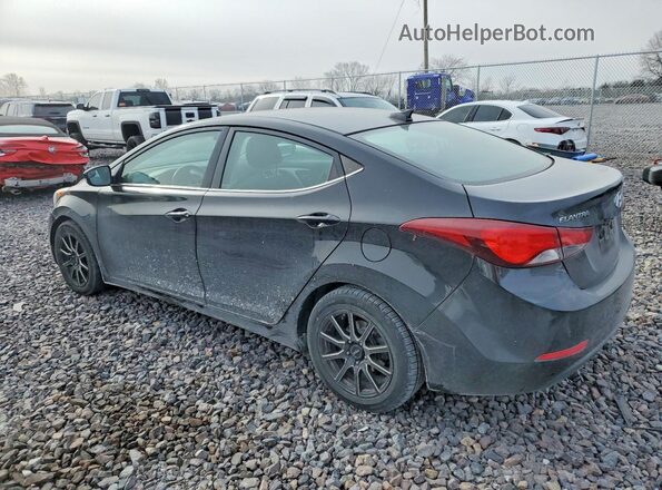 5NPDH4AE4GH762997 2016 HYUNDAI ELANTRA Black Trasero izquierdo
