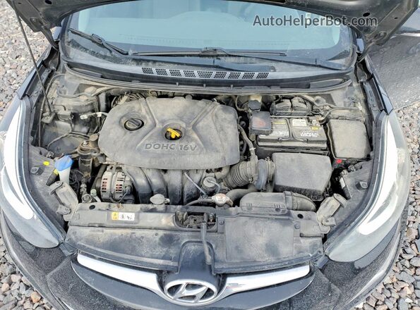 5NPDH4AE4GH762997 2016 HYUNDAI ELANTRA Black Vista interior trasera