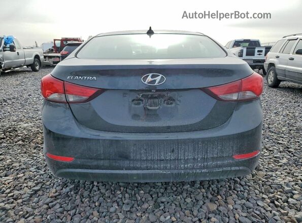 5NPDH4AE4GH762997 2016 HYUNDAI ELANTRA Black Vista trasera