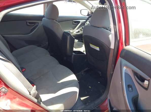 5NPDH4AE4GH769965 2016 HYUNDAI ELANTRA Red Вид наклейки з VIN-кодом