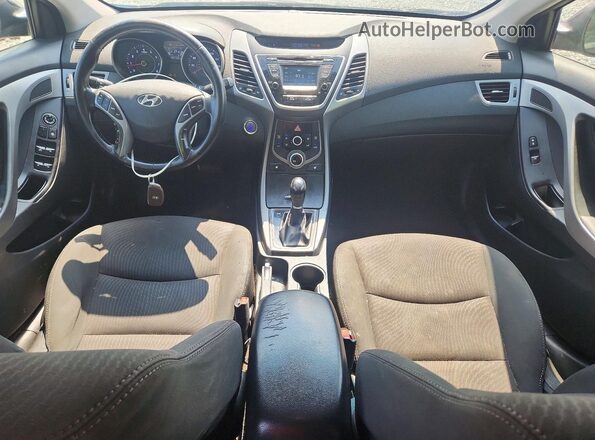 5NPDH4AE4GH773109 2016 HYUNDAI ELANTRA Black Dashboard view