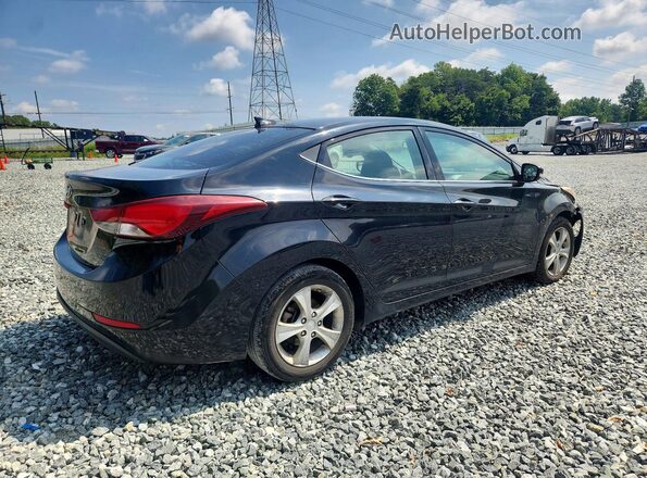 5NPDH4AE4GH773109 2016 HYUNDAI ELANTRA Black Rear right