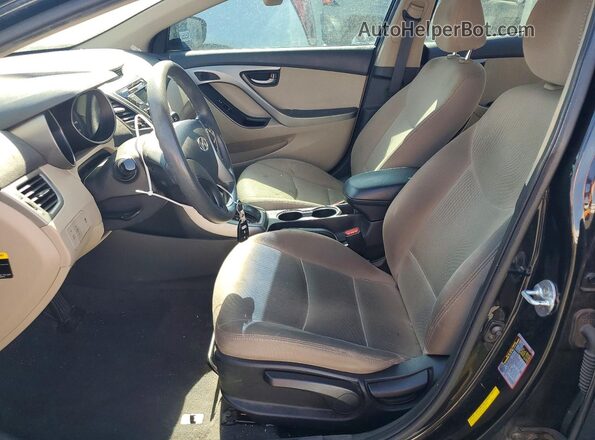 5NPDH4AE4GH779881 2016 HYUNDAI ELANTRA Black Vista interior delantera