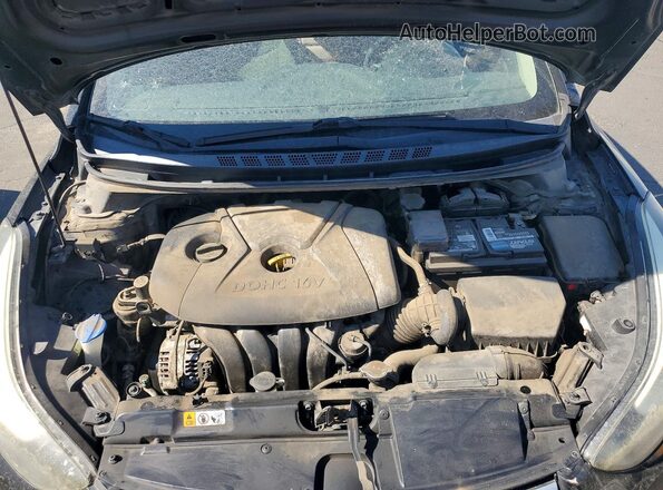 5NPDH4AE4GH779881 2016 HYUNDAI ELANTRA Black Vista interior trasera