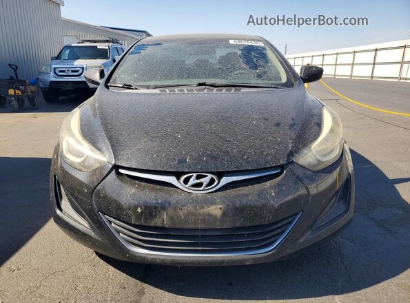 5NPDH4AE4GH779881 2016 HYUNDAI ELANTRA Black Vista frontal