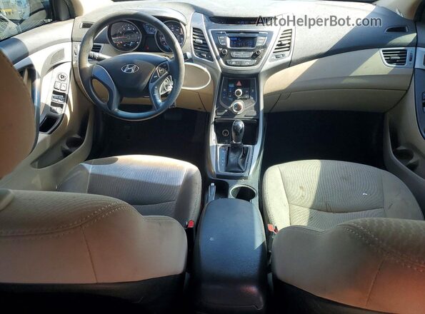 5NPDH4AE4GH779881 2016 HYUNDAI ELANTRA Black Vista del salpicadero